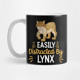 Easily Distracted By lynx Mug